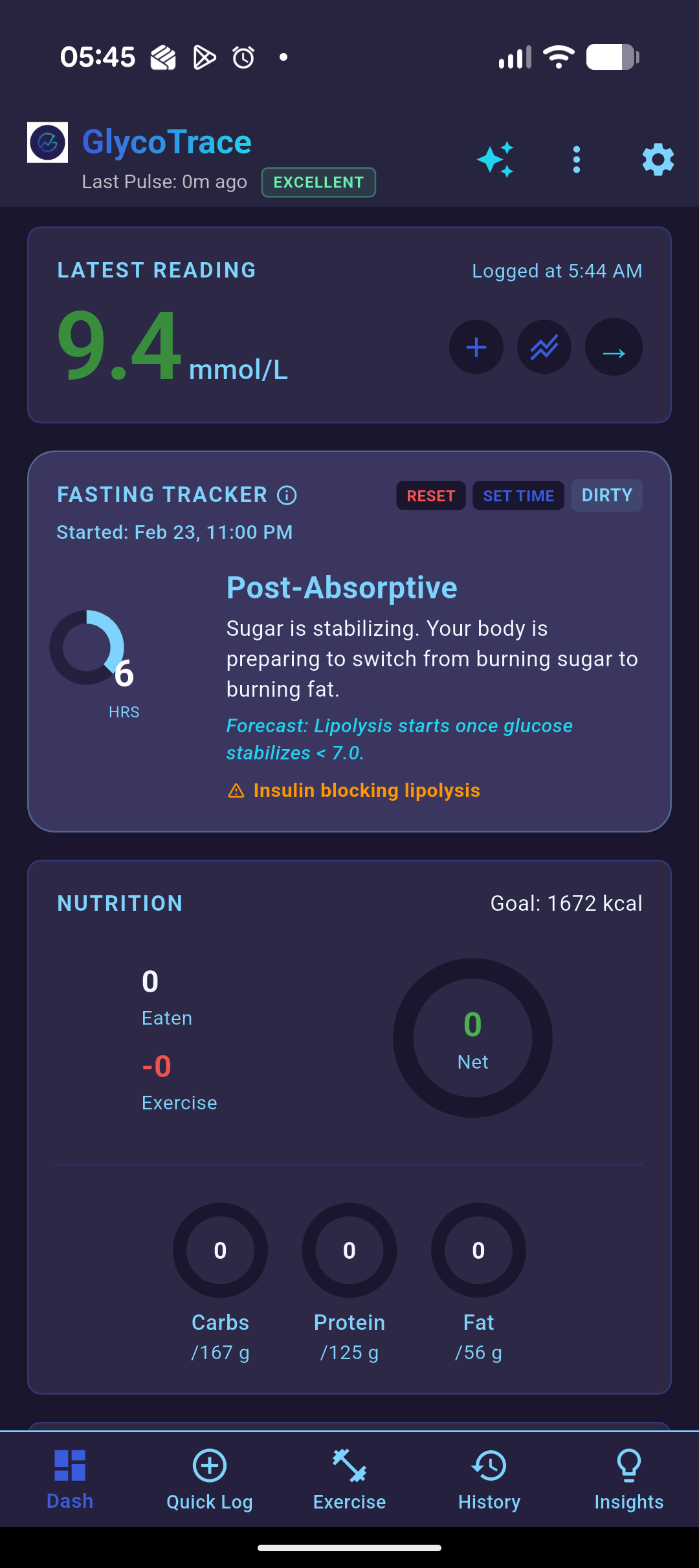 Dashboard Screenshot