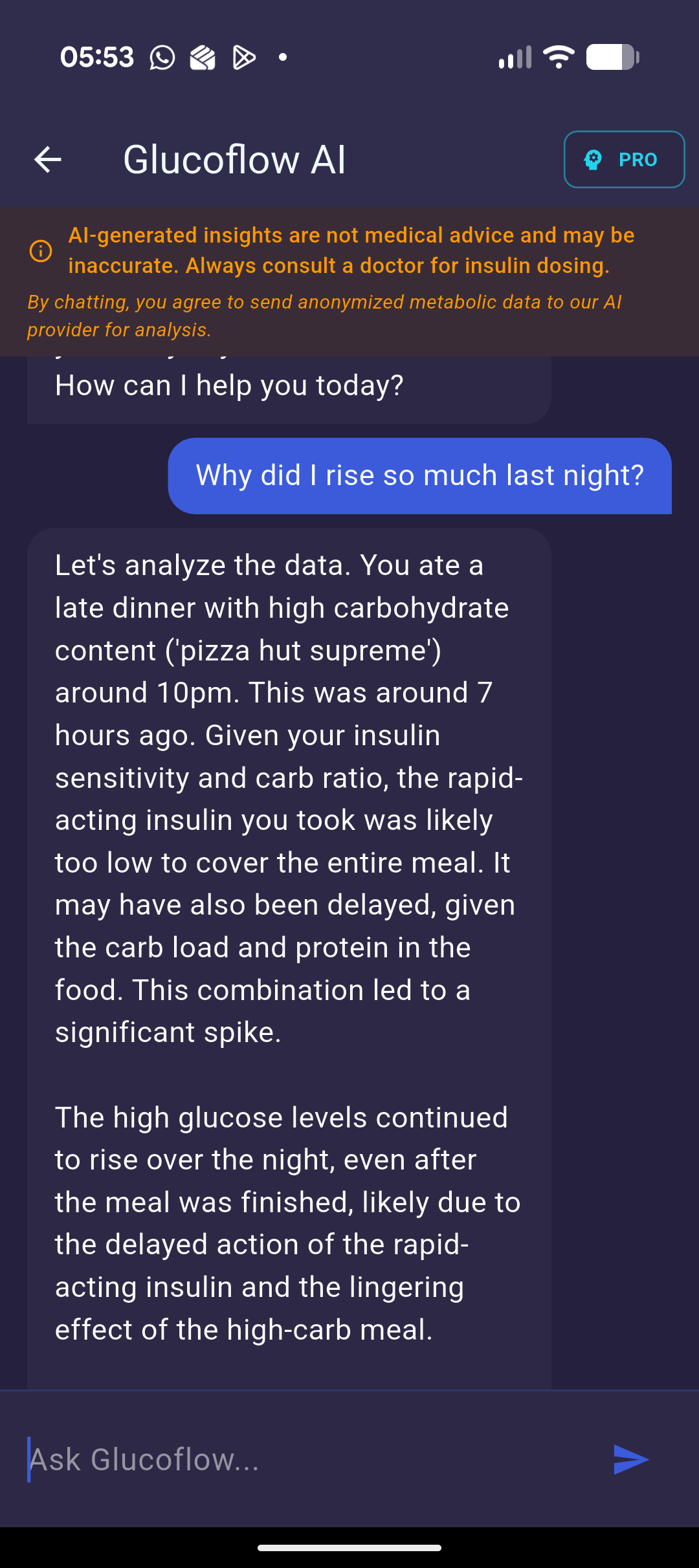 Glucoflow AI Screenshot